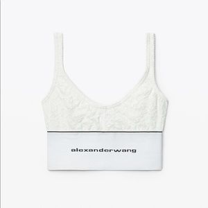 Alexander Wang Logo Elastic Bra